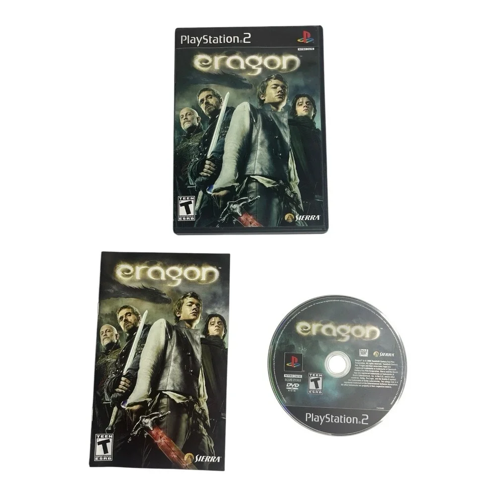 PlayStation 2 PS2 Complete CIB Video Game Eragon Happy Feet Narnia Bundle Lot 3